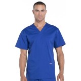 WW695 Workwear Professionals Haut à Col en V avec 4 Poches pour Hommes par Cherokee