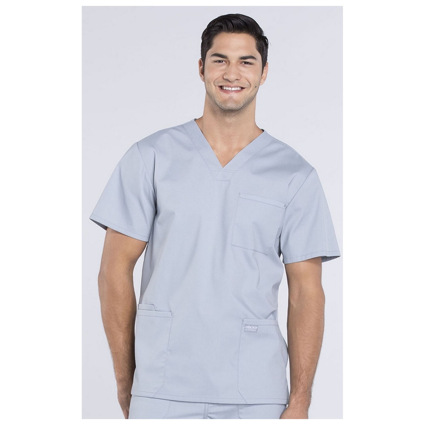WW695 Workwear Professionals Men's 4 Pocket V-Neck Top by Cherokee