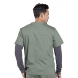 WW695 Workwear Professionals Men's 4 Pocket V-Neck Top by Cherokee