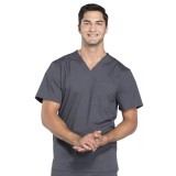 WW695 Workwear Professionals Men's 4 Pocket V-Neck Top by Cherokee