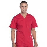 WW695 Workwear Professionals Haut à Col en V avec 4 Poches pour Hommes par Cherokee