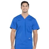 WW695 Workwear Professionals Men's 4 Pocket V-Neck Top by Cherokee