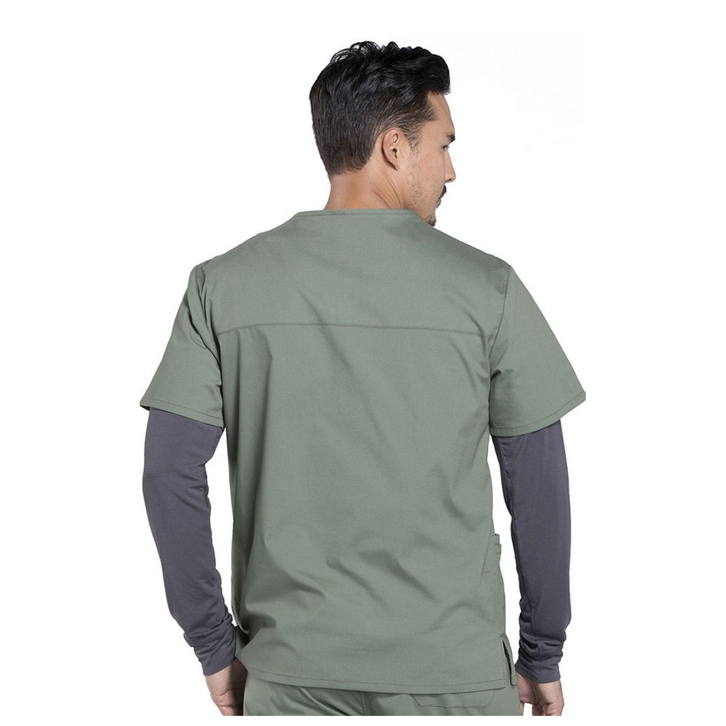 WW695 Workwear Professionals Men's 4 Pocket V-Neck Top by Cherokee