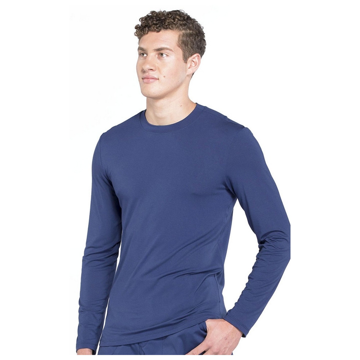 WW700 Workwear Professionals Men's Jersey Knit Underscrub Long Sleeve Tee by Cherokee