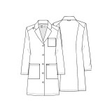 CK421 Project Lab Blouse de Laboratoire 37 po avec 3 Poches par Cherokee