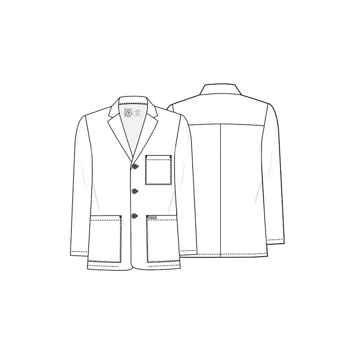 CK401 Project Lab Blouse de Laboratoire 30 po pour Hommes par Cherokee