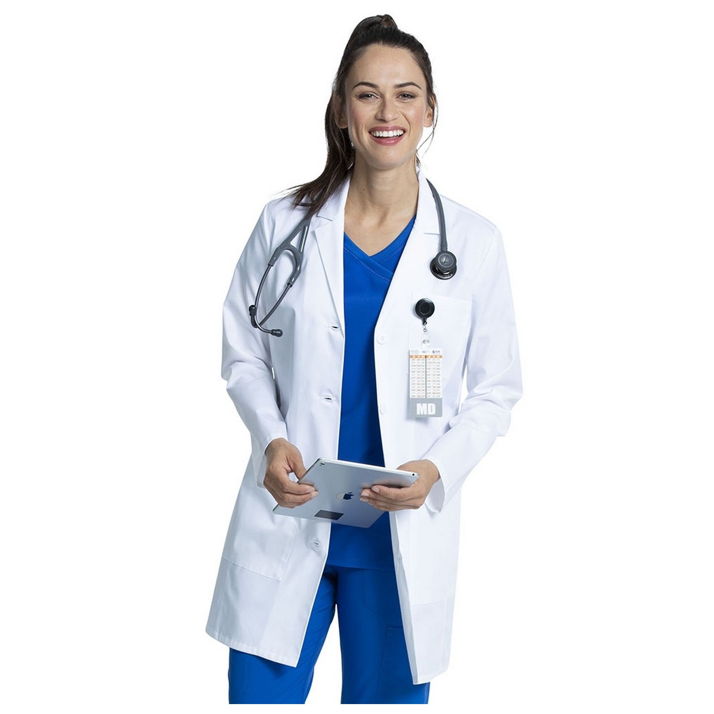 CK452 Project Lab Blouse de Laboratoire Ajusté de 33 po par Cherokee