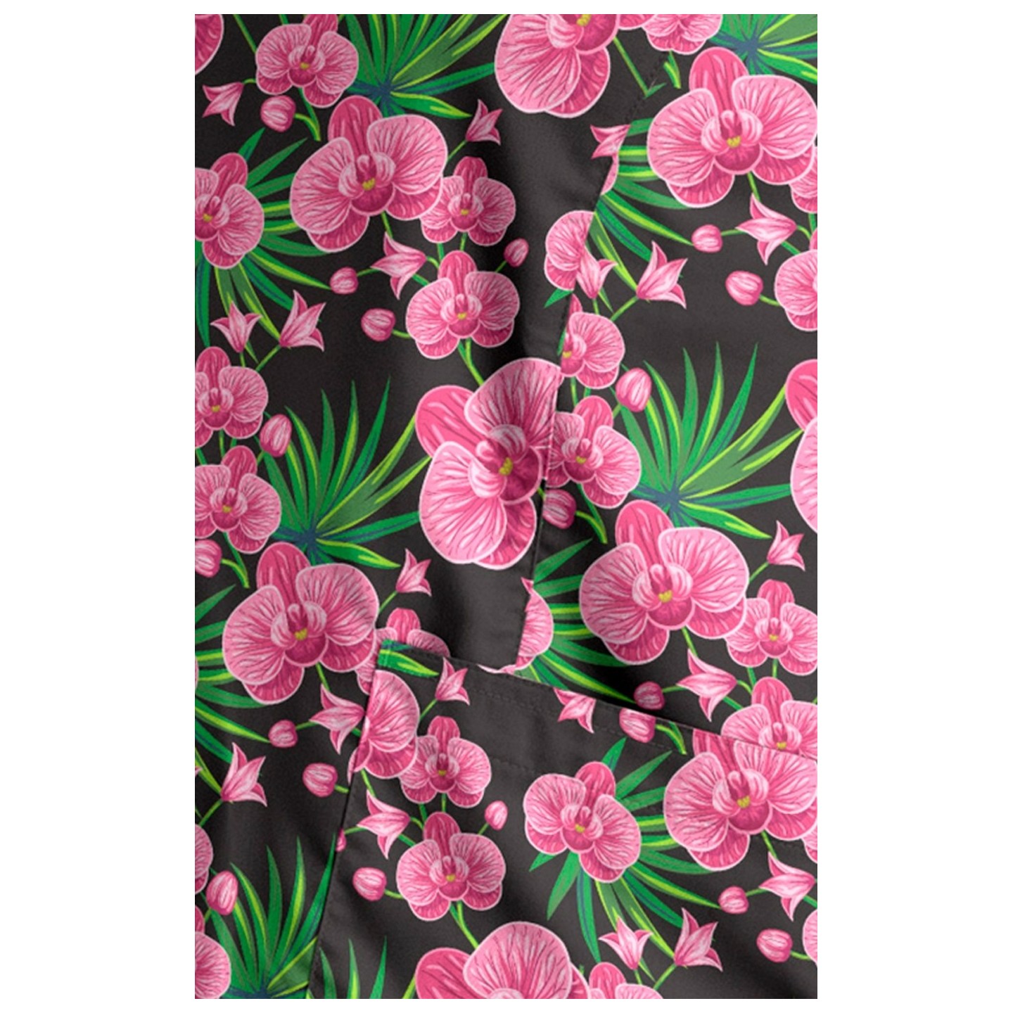 9810 Maevn Haut à Col en V Imprimé pour Femmes - Orchid Nights