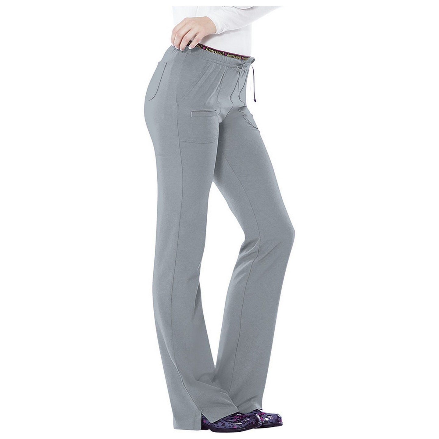 20110 Break on Through Pantalon a Jambe Évasée avec 4 Poches par HeartSoul