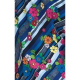 F100PR French Bull by Koi Modern Classic Lulu Print Top - Calypso