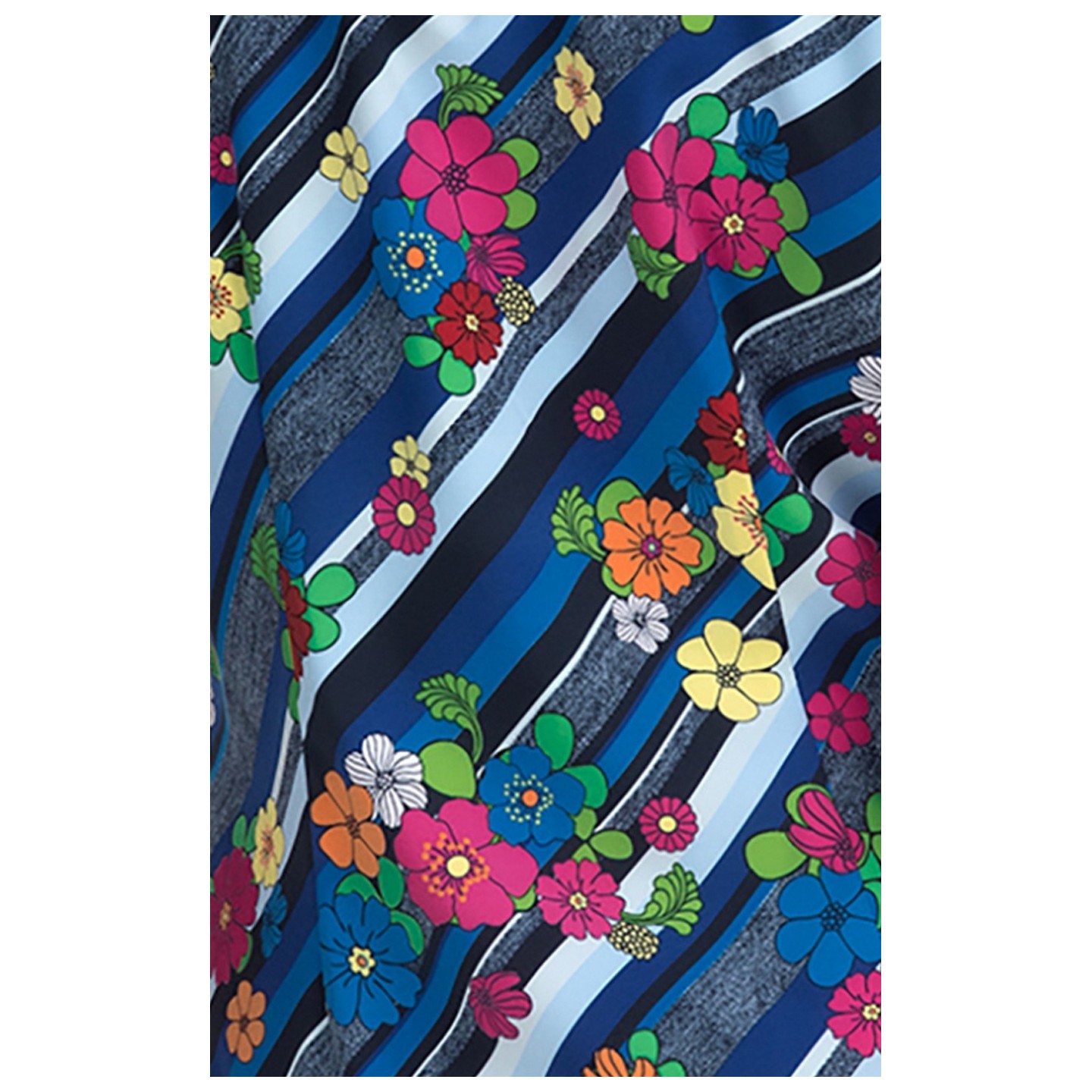 F100PR French Bull par Koi Haut Classique 'Lulu' Imprimé -  Calypso