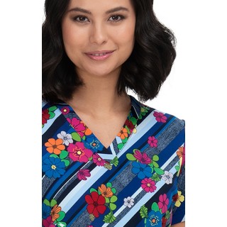 F100PR French Bull par Koi Haut Classique 'Lulu' Imprimé -  Calypso