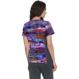 385PR koi Raquel Print Top - Smokey Hayze