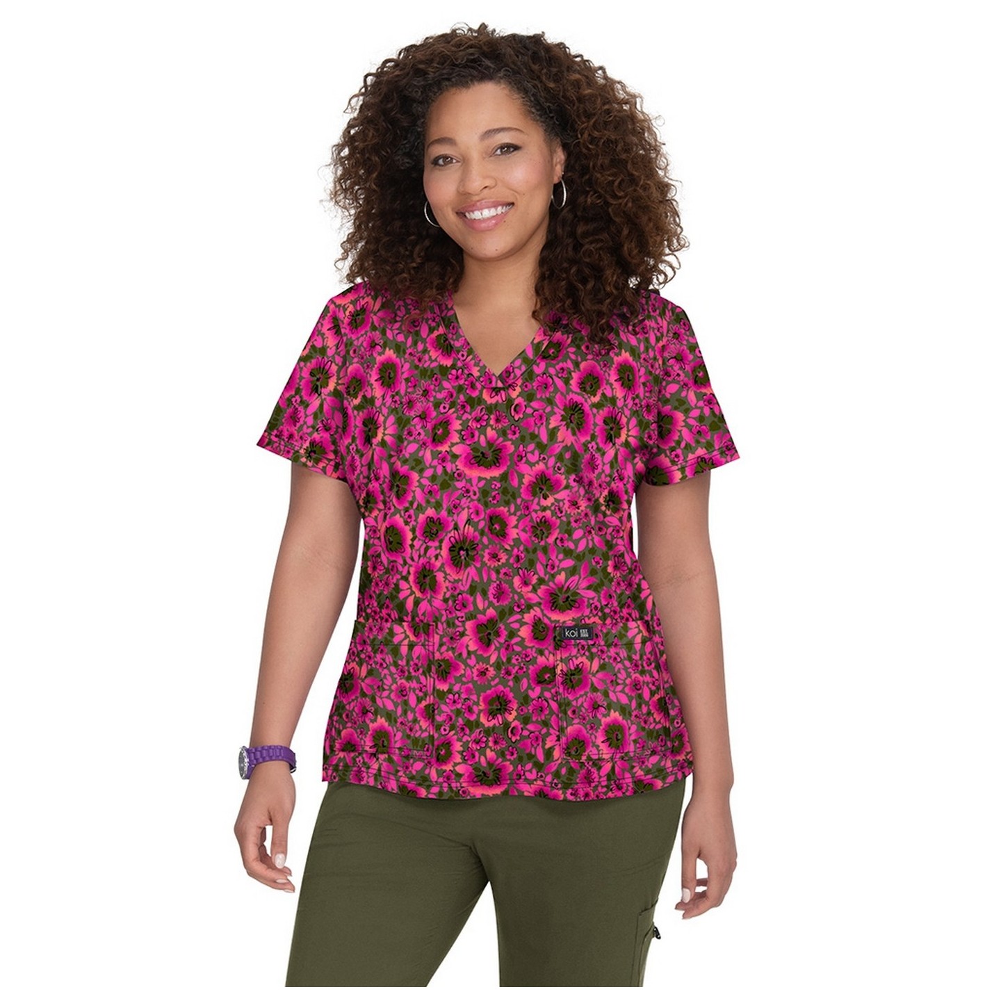 384PR koi Basics Leslie Top - Harvest Tapestry