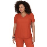 316 Koi Lite ™ Haut d’uniformes Philosophie Mock Wrap avec fermeture éclaire sur les  côtés