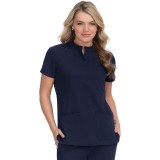 1081 koi Next Gen Driven Mandarin Collar Top