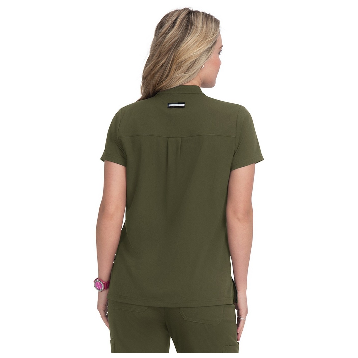 1081 koi Next Gen Driven Mandarin Collar Top