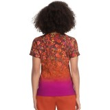 1096PLM koi Lite Meena Haut Imprimer à Col en Y - Ombre Floral