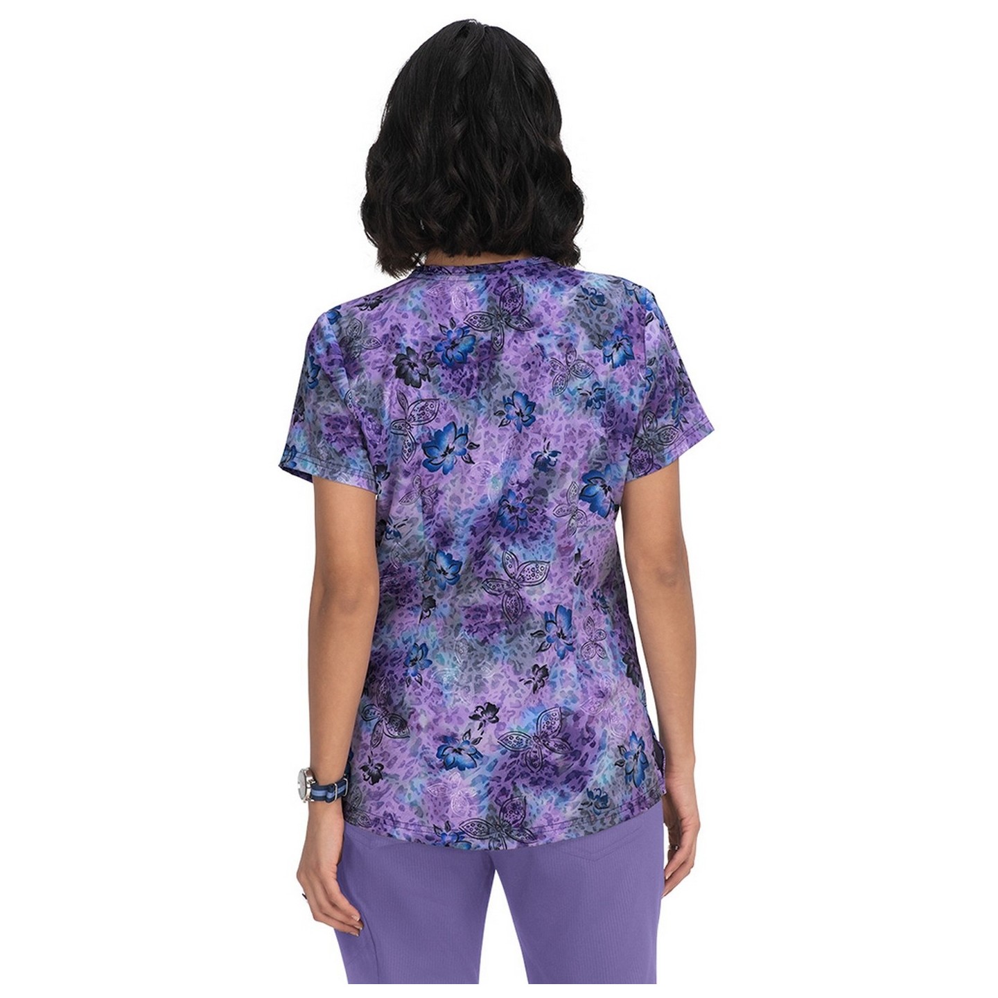 1082PR koi Lite Haut Velora Extensible Imprimer - Electric Animal