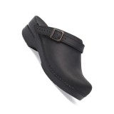 Dansko Femme Ingrid Sabots - Ingrid Black Oiled Leather