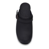 Dansko Femme Ingrid Sabots - Ingrid Black Oiled Leather