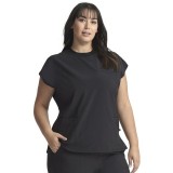 CK742 Infinity Mock Neck 4 Pocket Top with Flex Panels by Cherokee