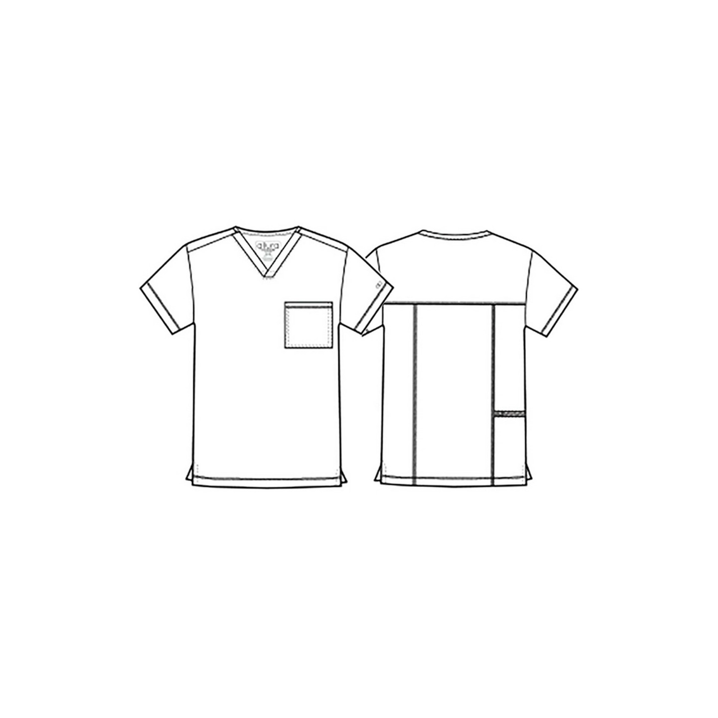 CKA689 Allura Haut avec 2 Poches pour Hommes par Cherokee