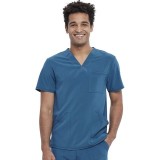 CKA686 Allura Men's 3 Pocket V-Neck Top by Cherokee