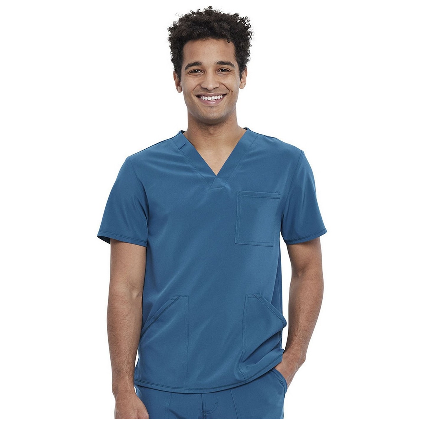 CKA686 Allura Haut à Col en V avec 3 Poches pour Hommes par Cherokee