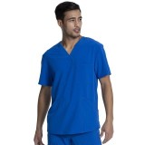 CKA686 Allura Men's 3 Pocket V-Neck Top by Cherokee