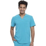 CKA686 Allura Men's 3 Pocket V-Neck Top by Cherokee