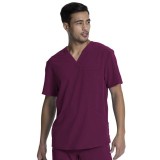 CKA686 Allura Men's 3 Pocket V-Neck Top by Cherokee