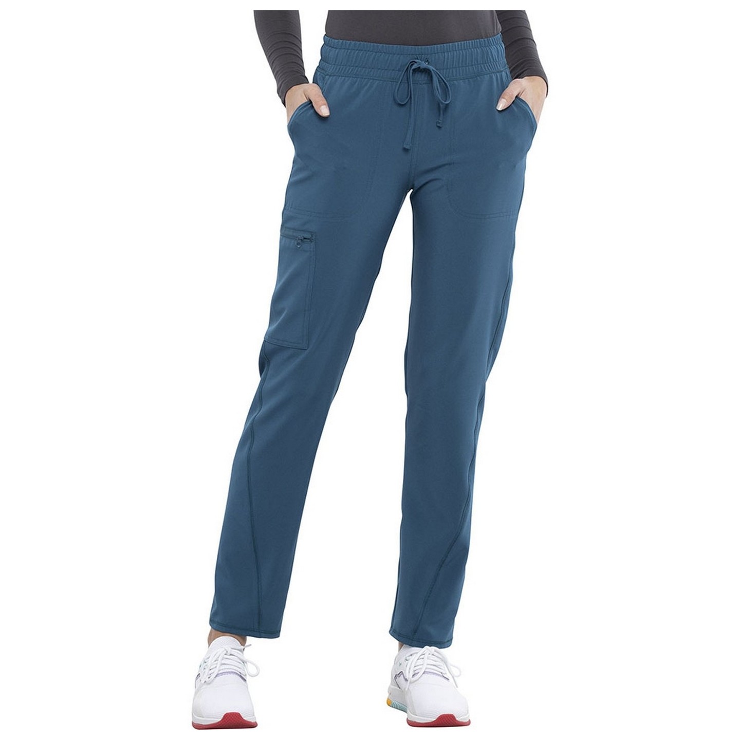 CKA184 Allura Tapered Leg Drawstring Waist Pant by Cherokee