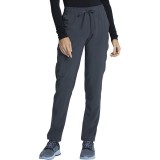 CKA184P Petite Allura Tapered Leg Drawstring Waist Pant by Cherokee