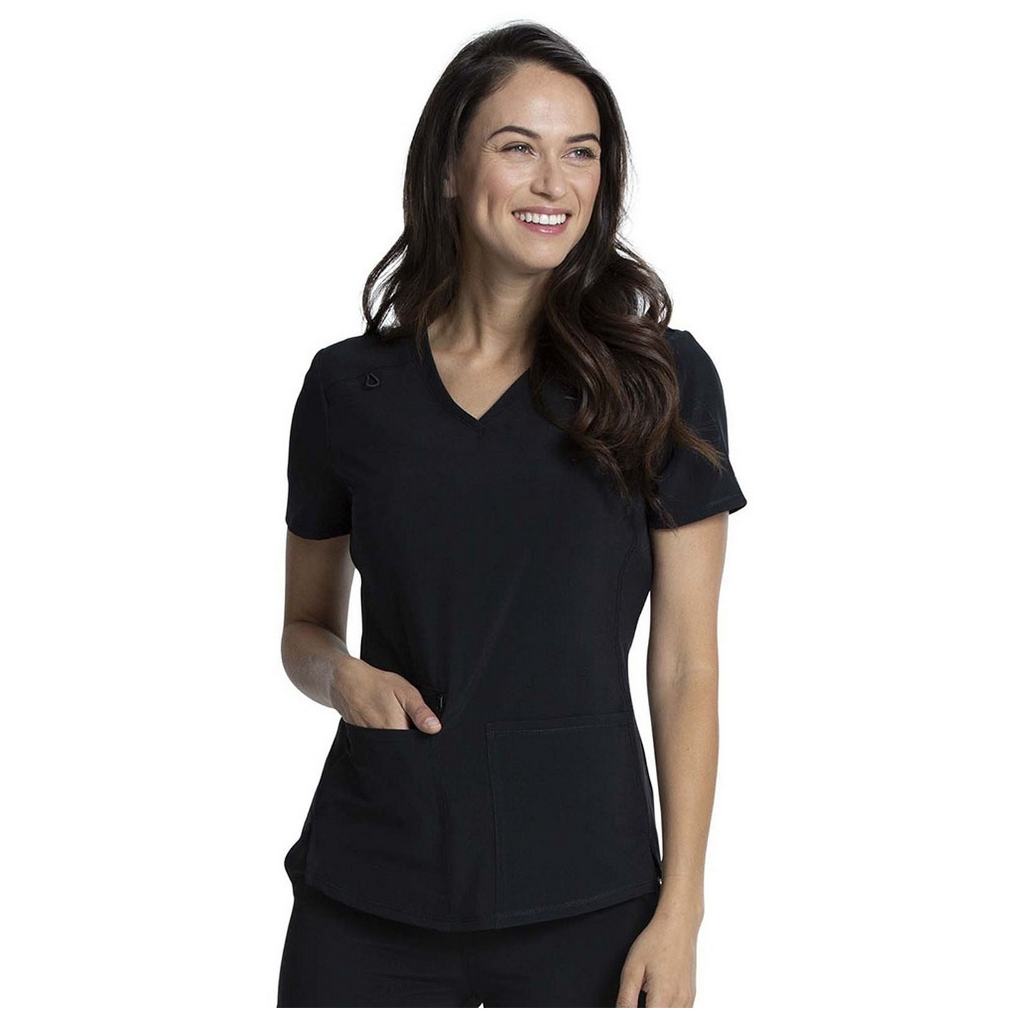 CKA685 Allura V-Neck 3 Pocket Top by Cherokee