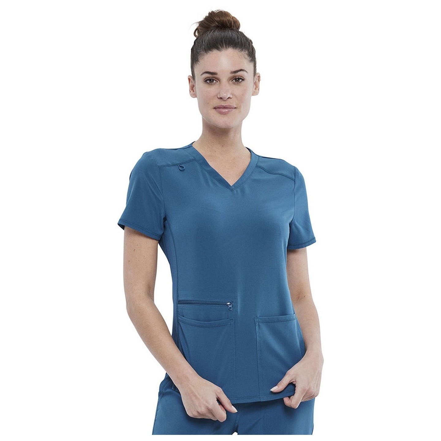 CKA685 Allura Haut de 3 Poches à Col en V par Cherokee