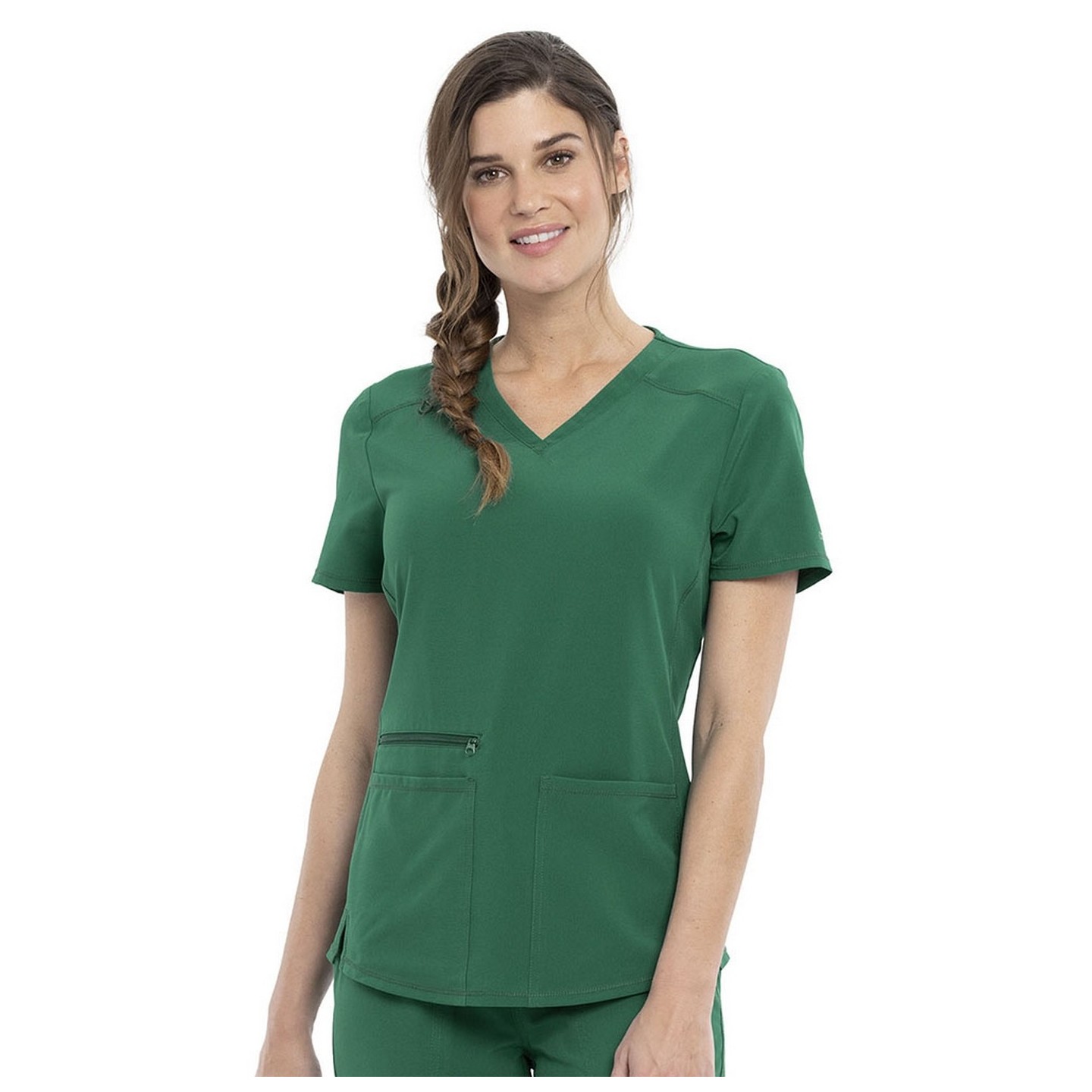 CKA685 Allura Haut de 3 Poches à Col en V par Cherokee