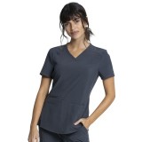 CKA685 Allura V-Neck 3 Pocket Top by Cherokee