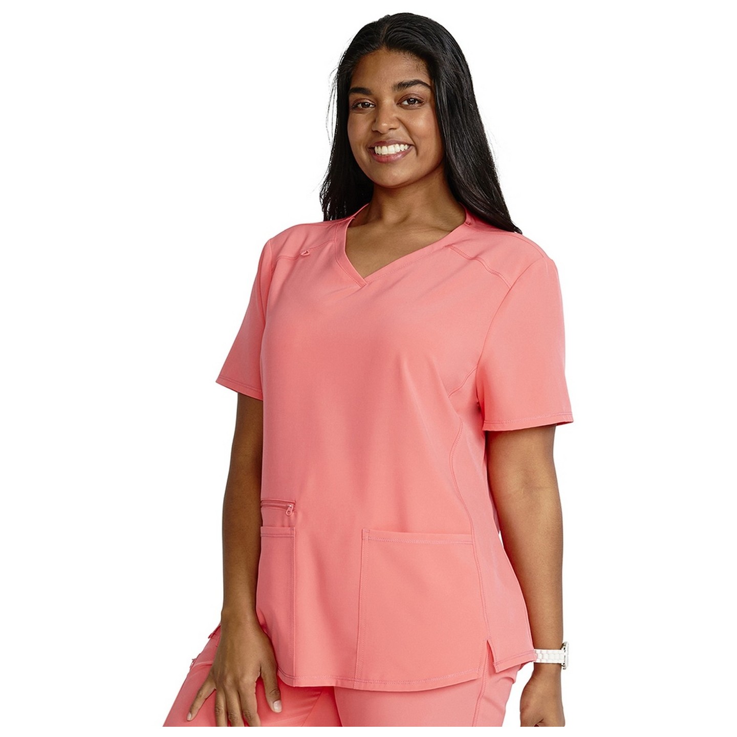 CKA685 Allura V-Neck 3 Pocket Top by Cherokee