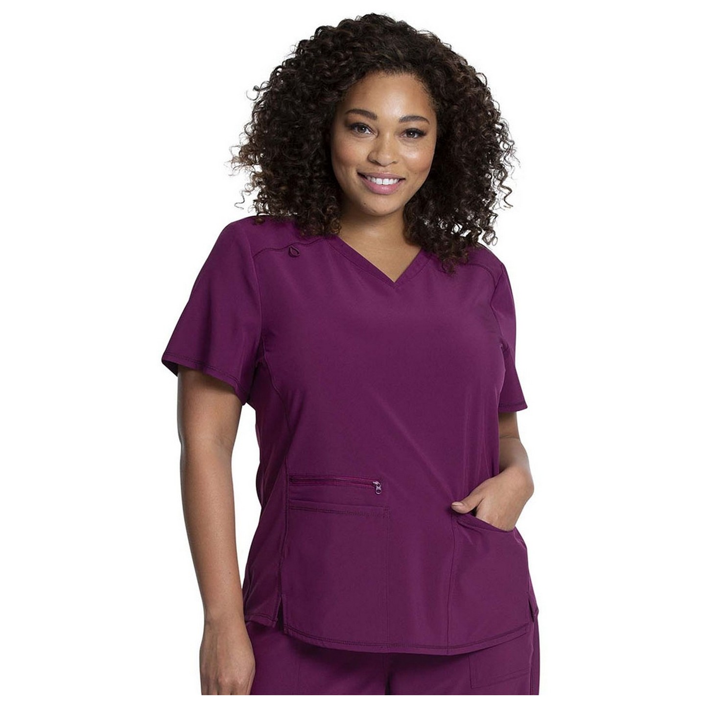 CKA685 Allura V-Neck 3 Pocket Top by Cherokee