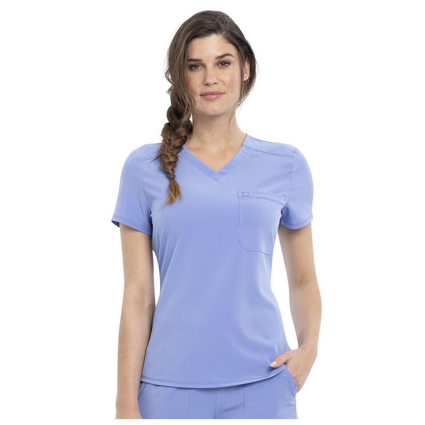 CKA690 Allura V-Neck Tuckable Top by Cherokee