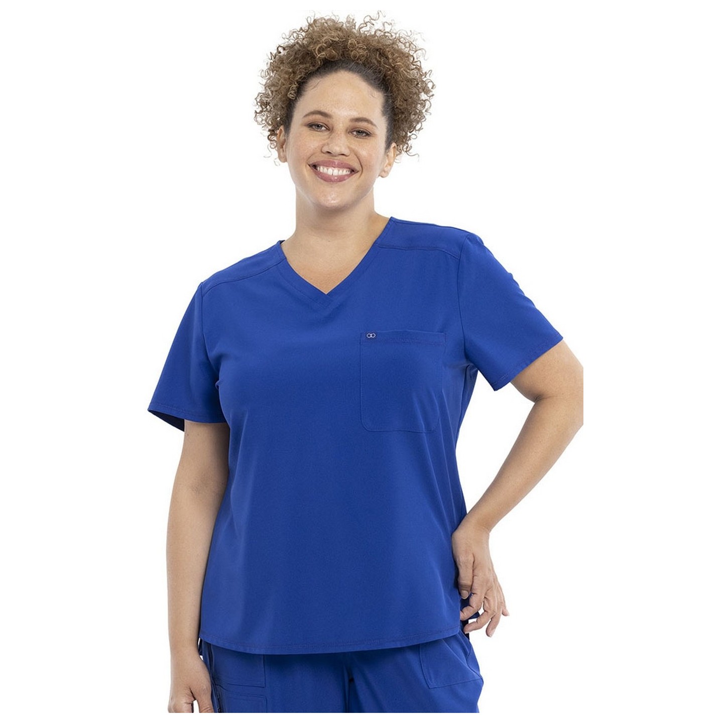 CKA690 Allura V-Neck Tuckable Top by Cherokee