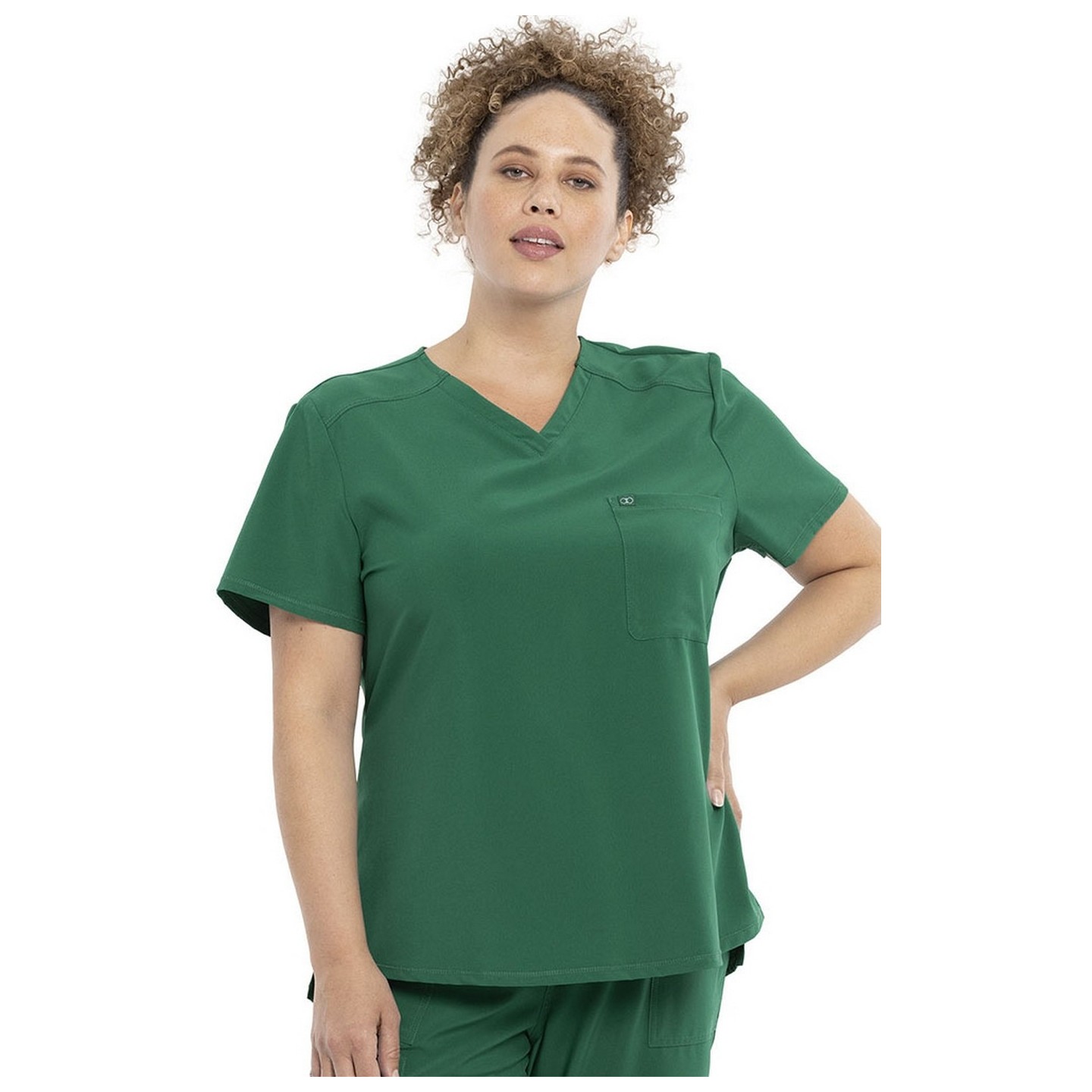 CKA690 Allura V-Neck Tuckable Top by Cherokee