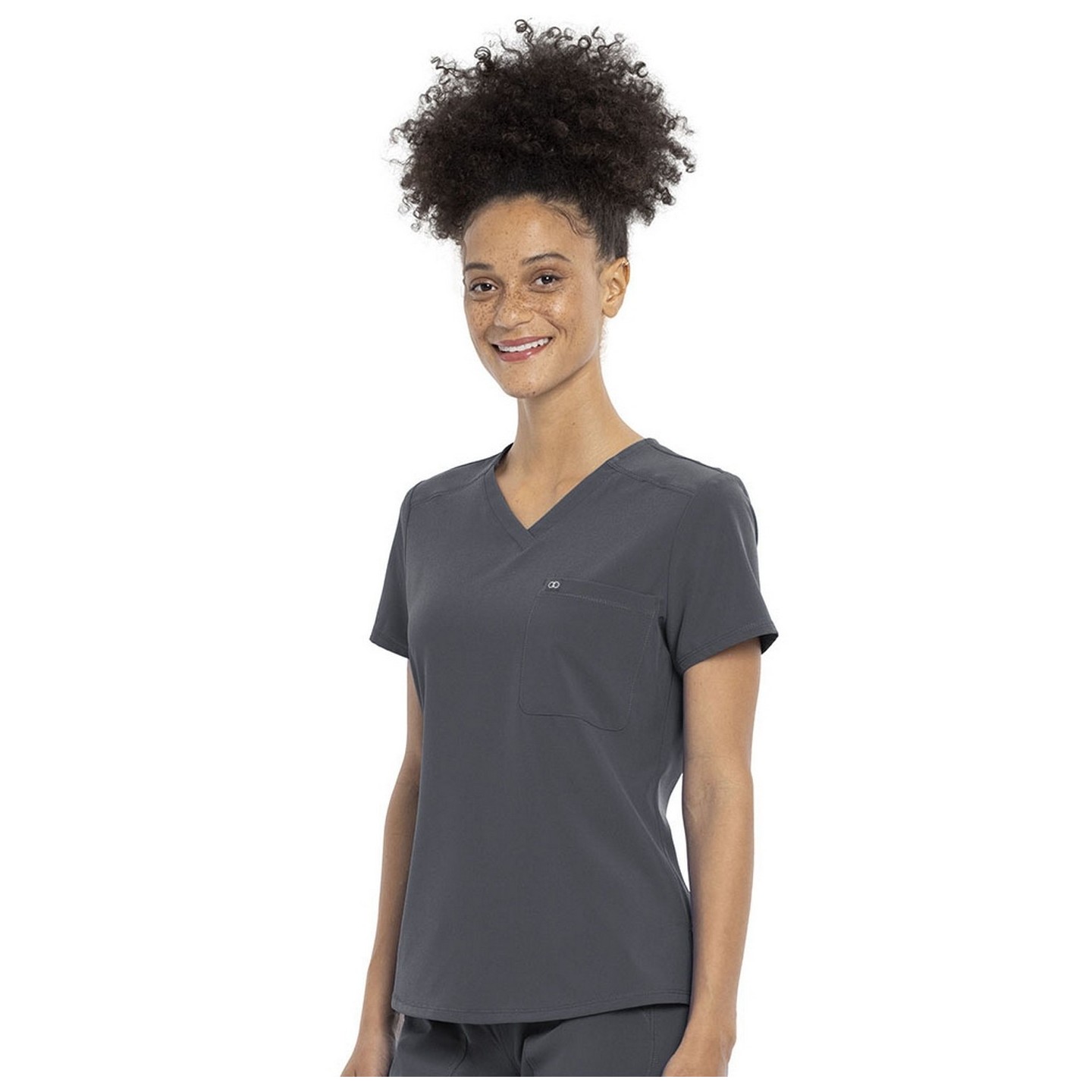 CKA690 Allura V-Neck Tuckable Top by Cherokee