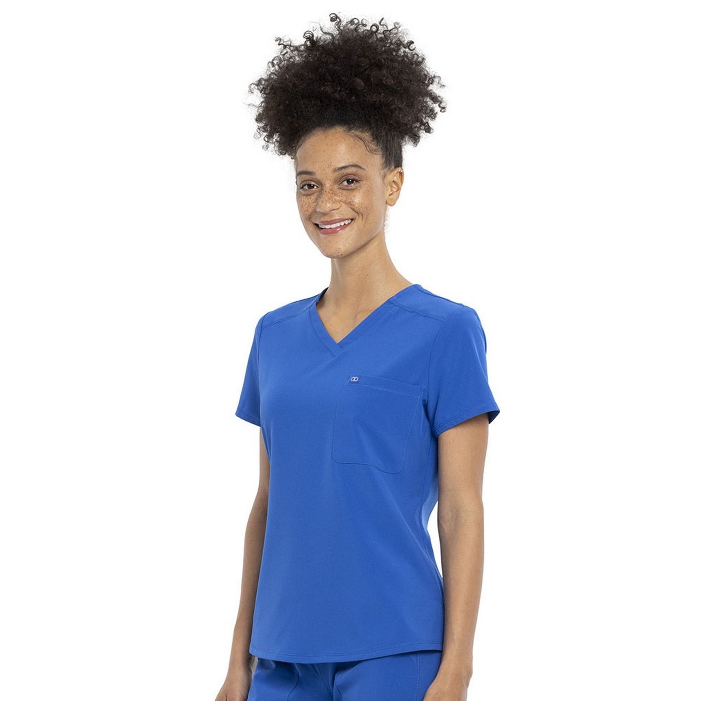 CKA690 Allura V-Neck Tuckable Top by Cherokee