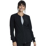 CKA384 Allura Round Neck Zip FroCKA384 Allura Veste d'Échauffement à Col Rond Zippée par Cherokeent Jacket by Cherokee