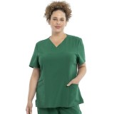 CKA684 Allura Fitted V-Neck 3 Pocket Top by Cherokee