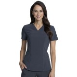 CKA684 Allura Fitted V-Neck 3 Pocket Top by Cherokee
