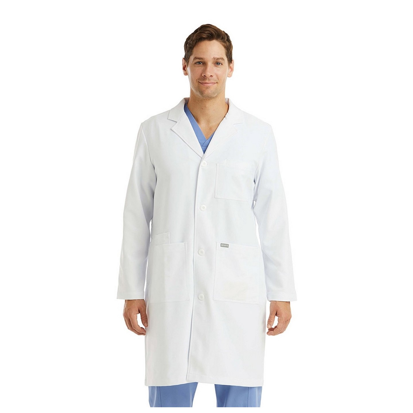 5871 Maevn Momentum Men's Full Length Lab Coat