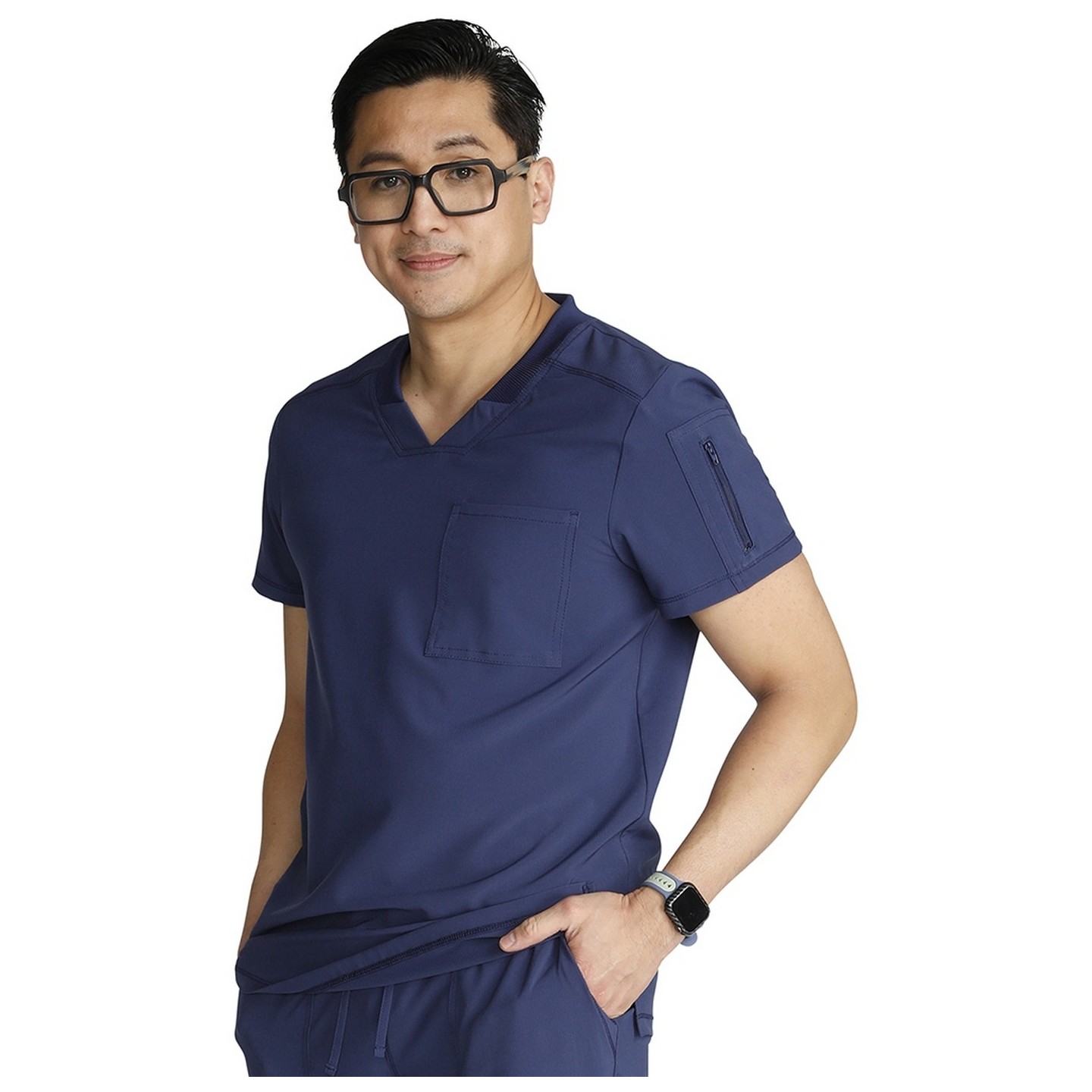 CK824A Cherokee Men's V-Neck Top by Cherokee